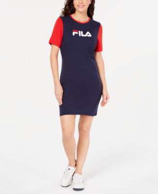 Henstilling Slør Okklusion Fila Roslyn Colorblocked T-Shirt Dress - Macy's