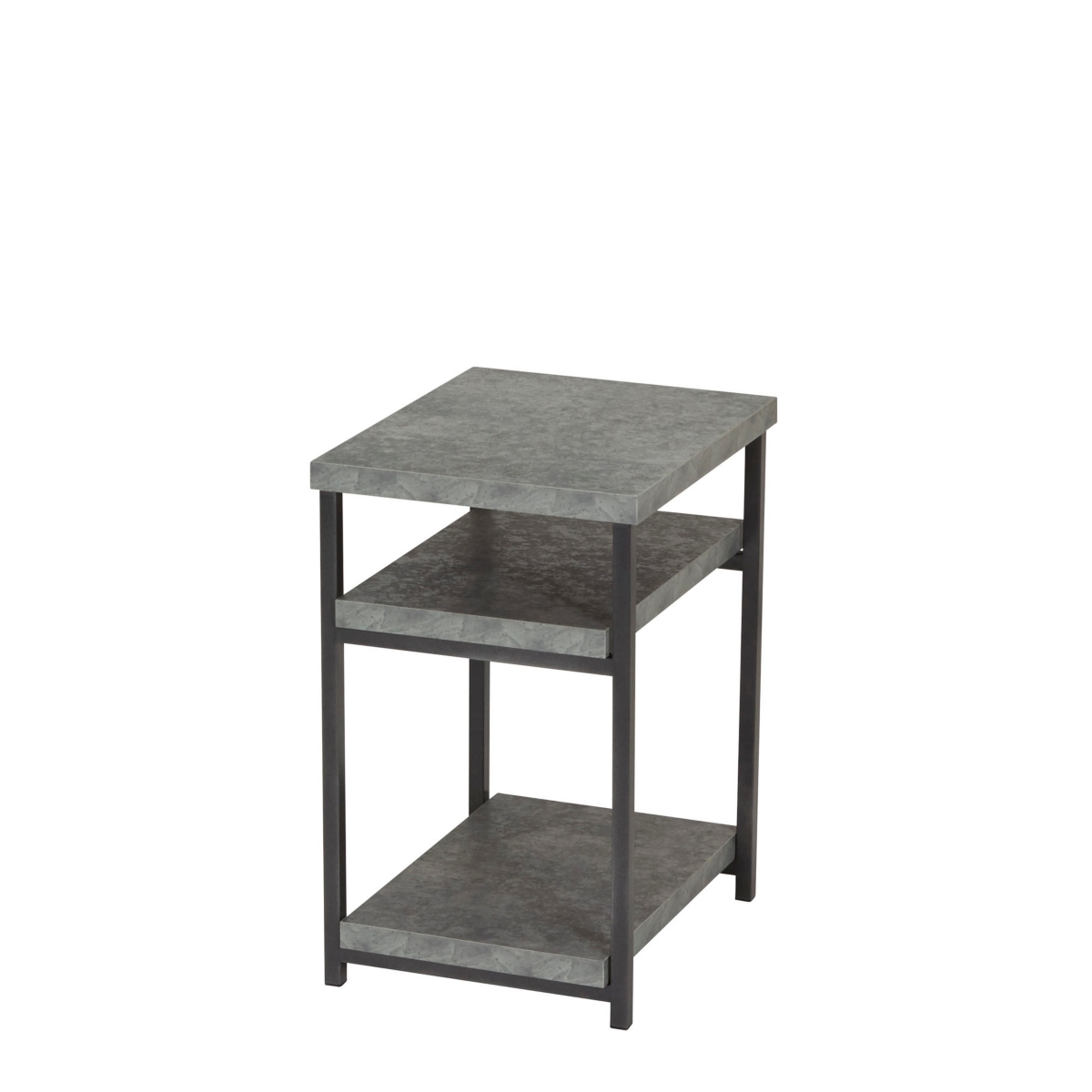 Household Essentials Slate Faux Concrete Low Side Table