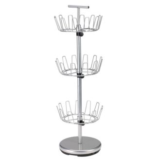 Household Essentials 3-Tier Revolving Shoe Rack Shoe Tree - Macy's