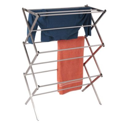 Household Essentials - Stainless Steel Folding X-Frame Clothes Dryer