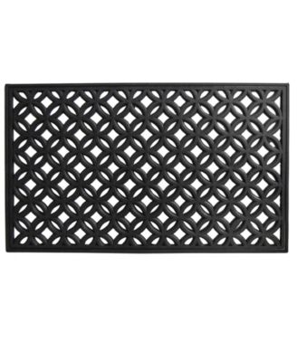 Home & More - Circles 18" x 30" Rubber Doormat