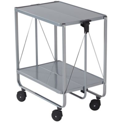 Household Essentials - Leifheit Fold-Up Side Car Storage & Service Trolley Cart