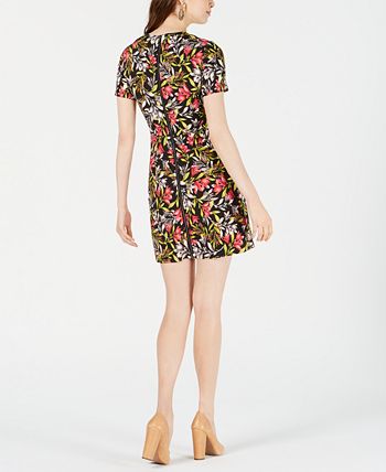 French Connection Cadencia Stretch Floral Print Dress Macy s