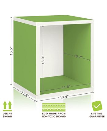 Way Basics Eco Stackable Storage Cube Plus and Cubby Organizer ...