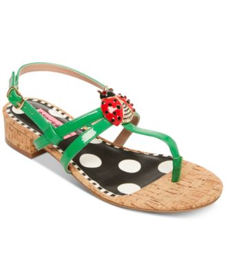 betsey johnson flip flops