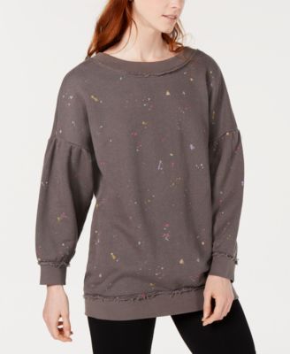 Free People - Printed Drop-Shoulder Sweatshirt