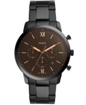 Fossil matte black online watch