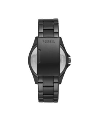 Fossil Women's Riley Black Stainless Steel Bracelet Watch 38mm - Macy's