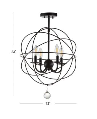 Alma Metal LED Flush Mount