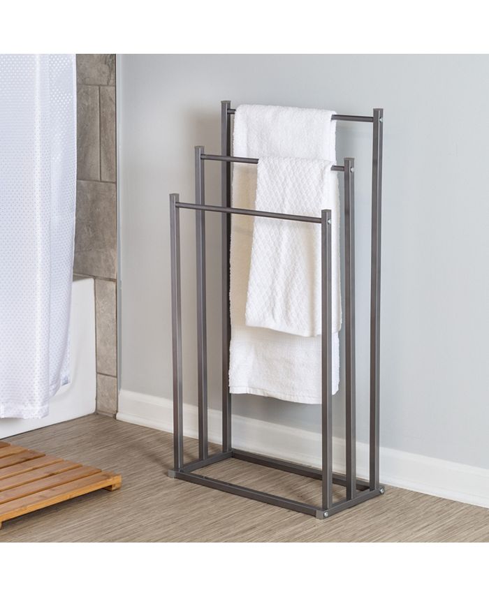 Honey Can Do 3Tier Steel Bathroom Towel Rack Macy's