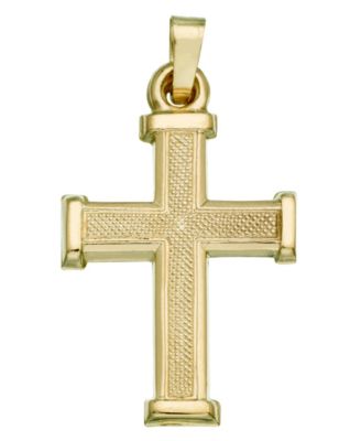 macys gold cross