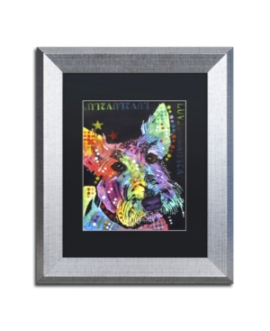 Trademark Global Dean Russo 'scottish Terrier' Matted Framed Art In Multi