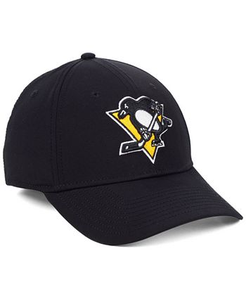 Casquette Flex authentique du camp d'entraînement Pro des Penguins de Pittsburgh pour hommes, noire, Fanatics