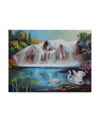 D. Rusty Rust 'Birdhouse' Canvas Art - 24