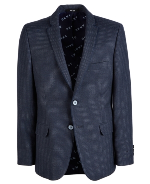 Dkny Big Boys Diamond-Dot Sport Coat