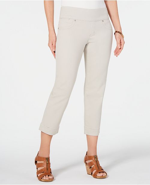 Style & Co Pull-On Capri Jeans, Created for Macy's - Jeans - Women - Macy's