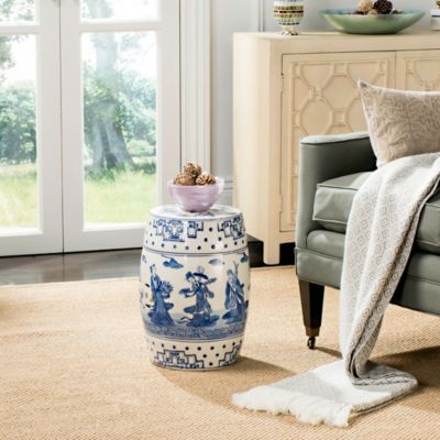 Ocean Jewel Garden Stool