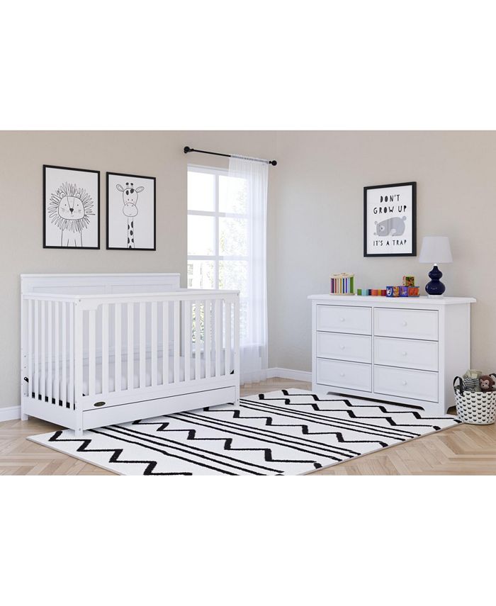 Graco Hadley 4In1 Convertible Crib with Drawer Macy's