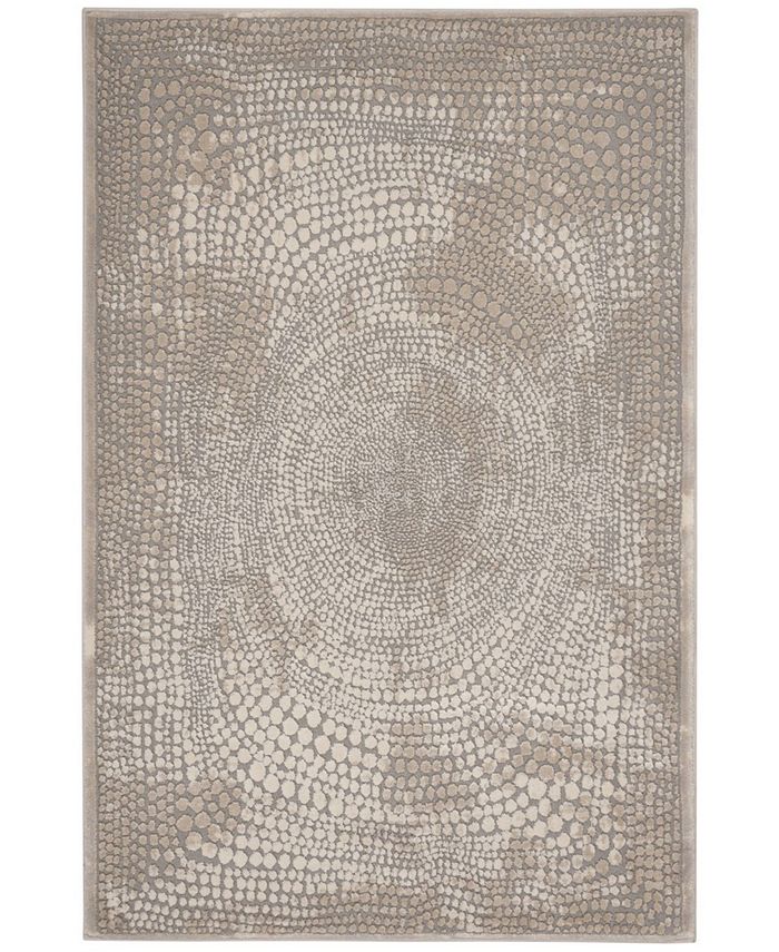 Safavieh Meadow Ivory and Gray 3'3" x 5' Area Rug Macy's