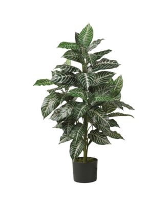Nearly Natural - 3' Zebra Silk Plant