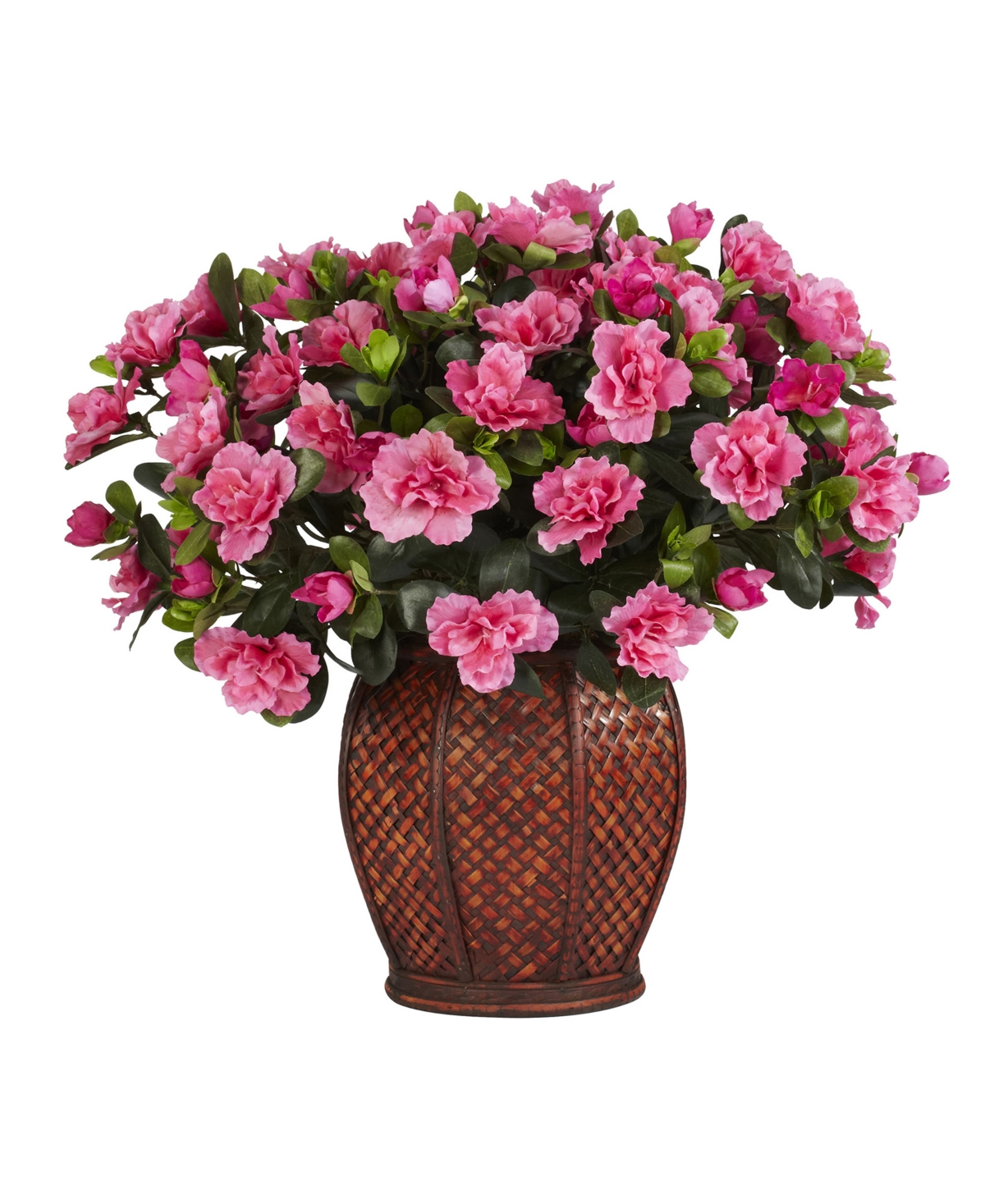Azalea w/ Vase Silk Plant - Beauty