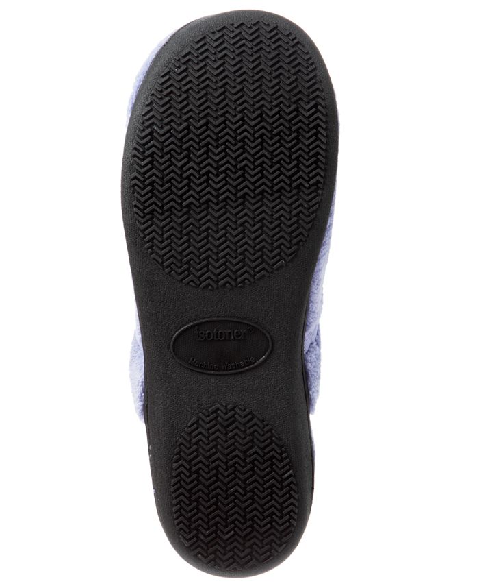Isotoner Signature Isotoner Women's Chevron Microterry Clog Slippers