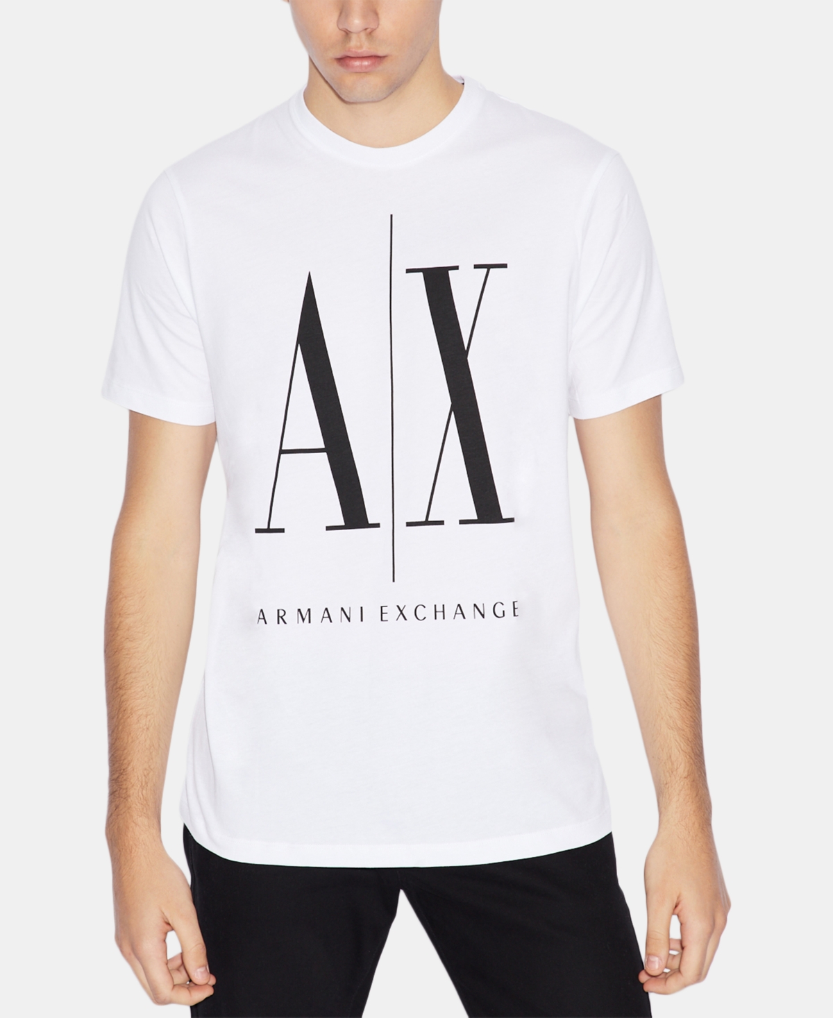 Ax Armani Exchange Men's Printed Icon Logo T-shirt In White | ModeSens