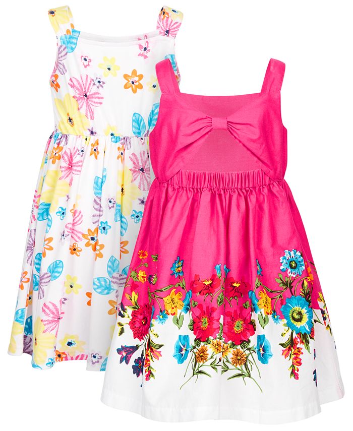Blueberi Boulevard Toddler Girls 2-Pk. Floral-Print Dresses - Macy's