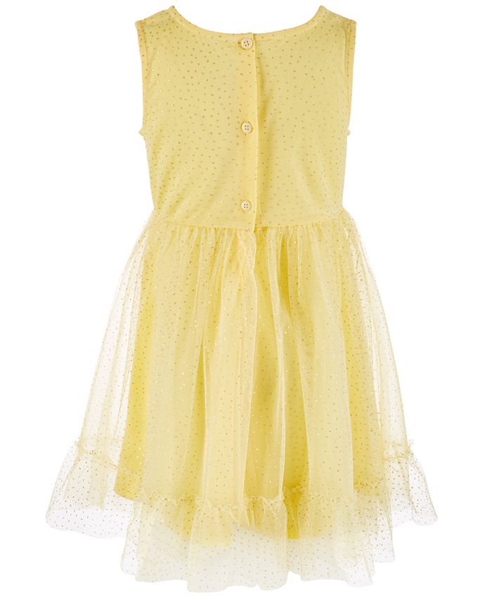 Hello Kitty Toddler Girls Glitter Mesh Dress, Created for Macy's - Macy's