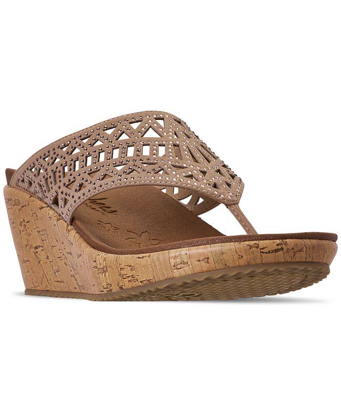 Skechers Cali Beverlee - Summer Visit Wedge Sandals from Finish Line & Reviews Finish Line Women's Shoes - Shoes -