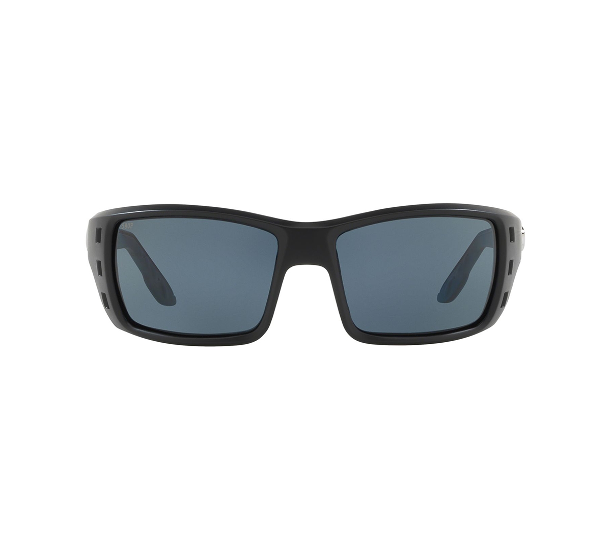 Shop Costa Del Mar Polarized Sunglasses, Permit Polarized 60 In Black Matte,grey