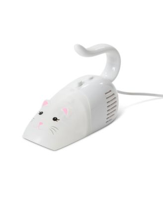 Tri-Coastal Design Mini White Cat Desk Vacuum
