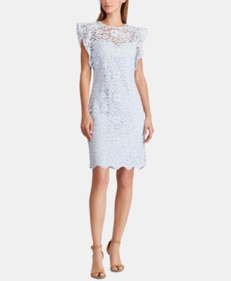 Lauren Ralph Lauren Petite Cap-Sleeve Lace Dress