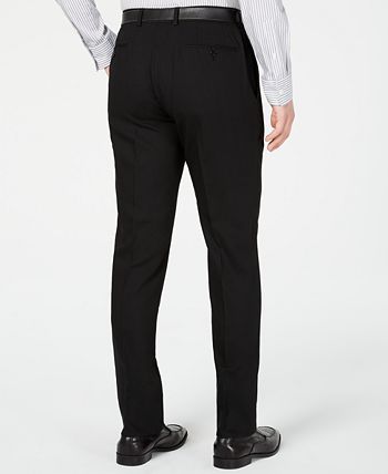 Calvin Klein Men's Solid Slim Fit Suit Blue Size 36