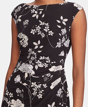 Ralph lauren floral print clearance ruched dress