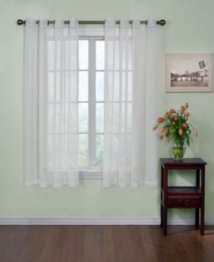Curtain Fresh Curtainfresh Grommet Voile 59" X 63" Panel In White