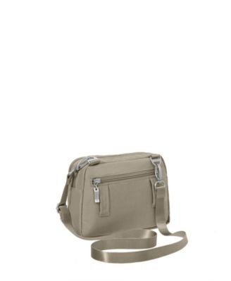 Triple Zip Women's Crossbody Bag