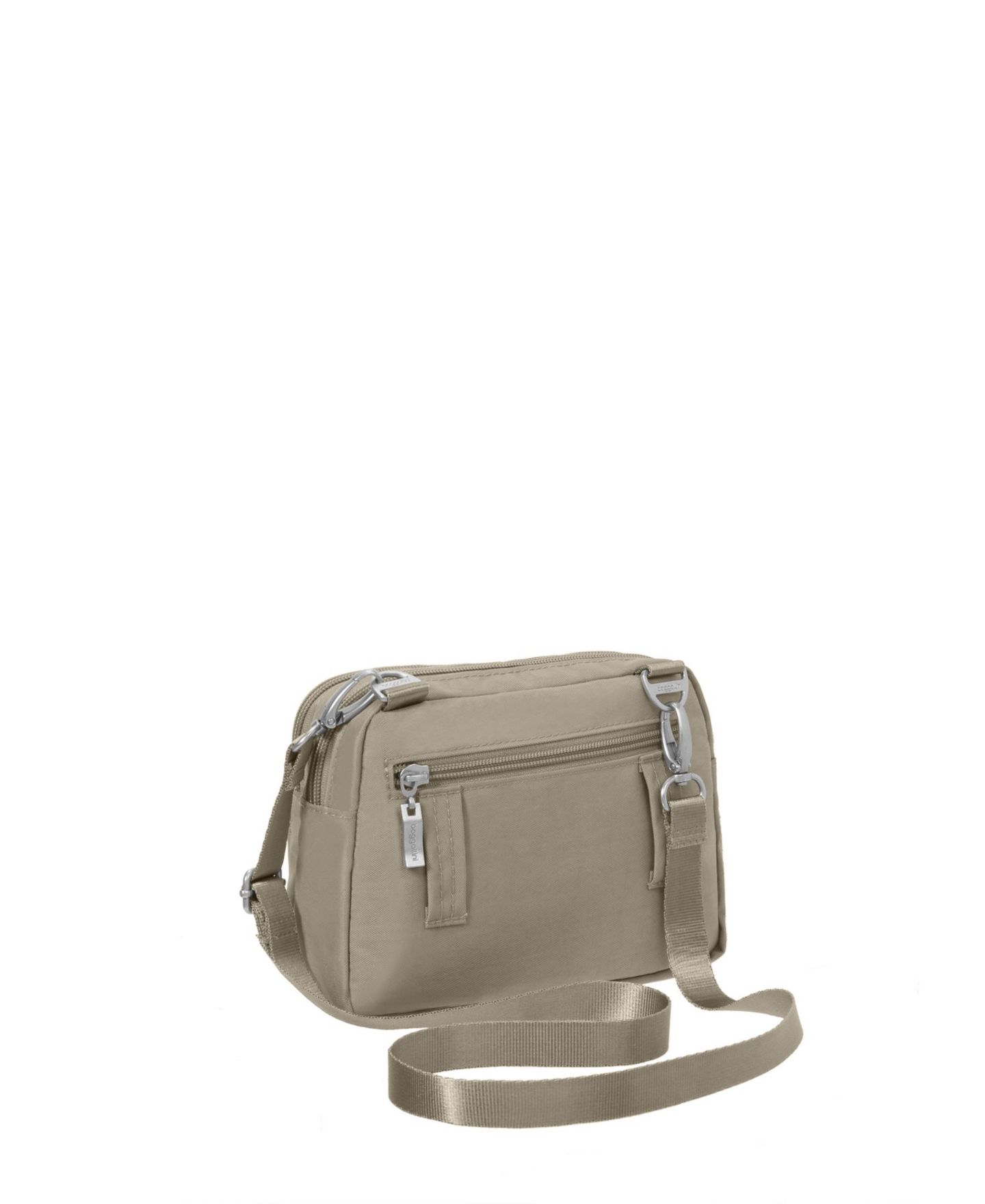 Женская сумка Baggallini Triple Zip Small Crossbody Handbag, цвет: Пляжный — фото 2