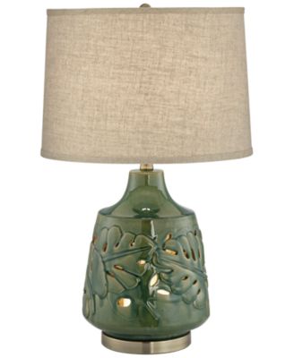 bedside lamps green