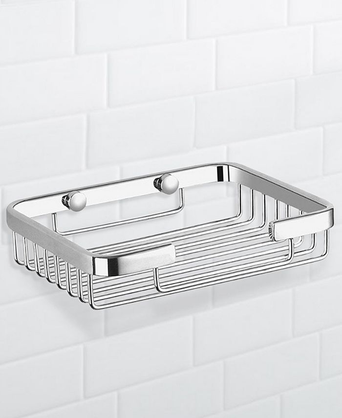 Nameeks General Hotel Chrome Wall-Mounted Wire Shower Basket - Macy's