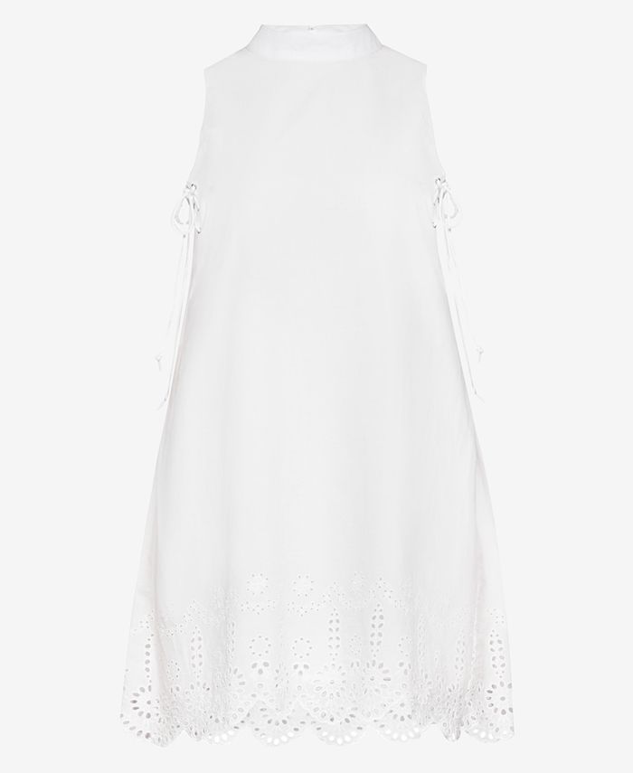 BCBGeneration Embroidered A-Line Dress - Macy's