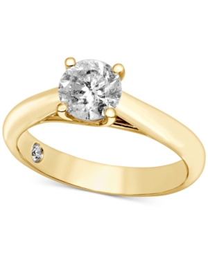image of Diamond Solitaire Engagement Ring (1 ct. t.w.) in 14k White Gold (Also Available in Rose Gold & Yellow Gold)