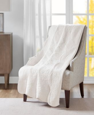 Tuscany Scalloped-Edge Throw, 60" x 72"