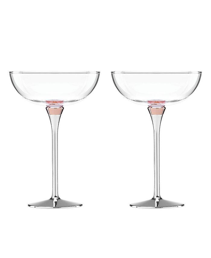Designer Champagne Glasses, Flutes, Coupes & Saucers