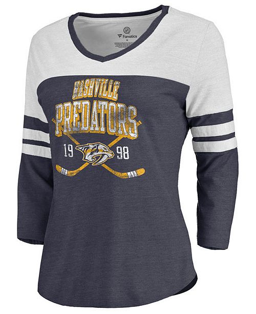 Authentic Nhl Apparel Women S Nashville Predators Line Shirt