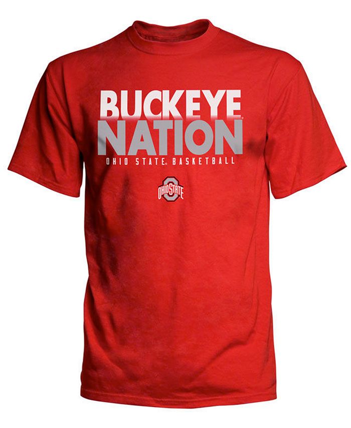J America Men's Ohio State Buckeyes Buckeye Nation Basketball T-Shirt ...