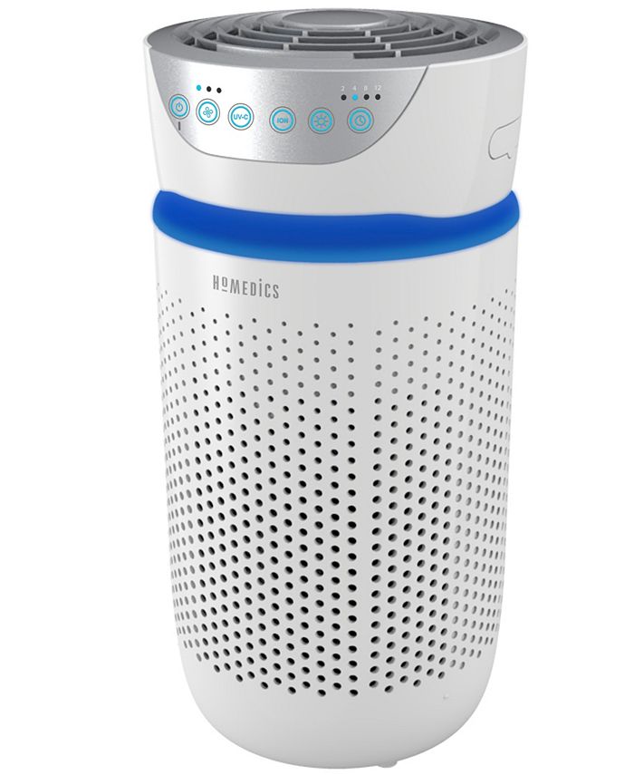Homedics Totalclean 5 In 1 Tower Air Purifier With Uv C Light Reviews Wellness Bed Bath Macy S