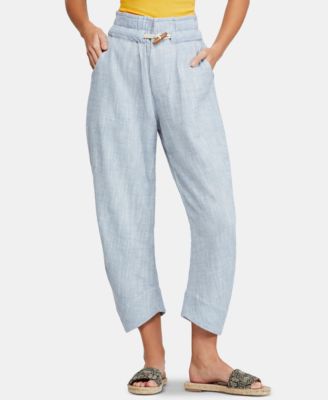 Free People - Toggle-Waist Cropped Jeans