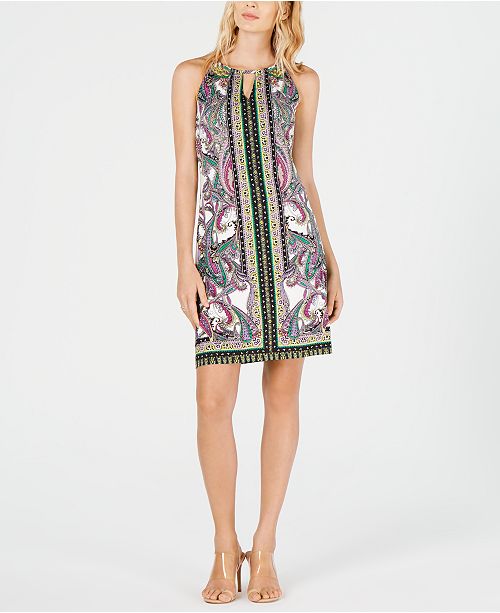 Inc International Concepts Inc Petite Printed Halter Dress