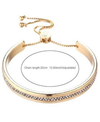 Bracelet with All Over Glass Accents